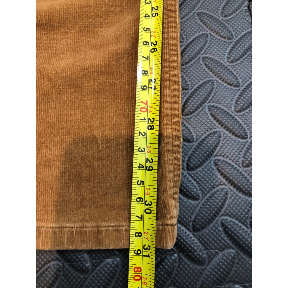 Vintage Ralph Lauren Corduroy Pants Womens 8 Brown Flare Leg Western - Picture 2 of 10
